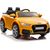 Lean Cars Audi TTRS vienvietīgs elektroauto bērniem, dzeltens