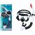 Diving Set White Mask Snorkel Bestway 24069