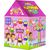 Import Leantoys Funfair House Tent for Kids Pink
