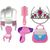 Import Leantoys Princess Tent for Kids Beauty Salon Pink Accessories Crown