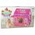 Import Leantoys Princess Ice Cream Tent Ice Cream Shop for Kids Pink Lights Stars