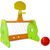 Import Leantoys Children's 2-in-1 Basketball Goal Green and Orange