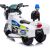 Lean Cars Electric Ride-On Police Motorbike TR1912 White