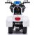 Lean Cars Electric Ride-On Police Motorbike TR1912 White