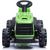 Lean Cars Electric Ride On Tractor with trailer TR1908T Green Bērnu elektriskie traktori un kravas auto 