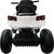 Lean Cars Quad BDM0906 Electric Ride On Vehicle Pumped Wheels - White