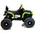 Lean Cars Quad BDM0906 Electric Ride On Vehicle Pumped Wheels - Black