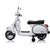 Lean Cars Vespa Scooter Electric Ride On Motorcycle - White