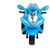 Lean Cars BJX-88 Blue - Electric Ride On Motorcycle