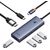 6in1 Hub Baseus  UltraJoy USB-C do HDMI4K@60Hz+4xUSB 3.0+PD (space grey)