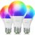 Nanoleaf Essentials Smart A60 Bulb E27 Matter 9W 806Lm RGBCW 2700-6500K, 3pcs pack