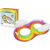 Double Inflatable Swimming Ring 186 x 116 cm Rainbow Bestway 43648