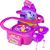 Leantoys Set for Fishing Pink