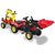 Import Leantoys Tractor with Trailer and Pedal Bucket Benson Red