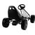 Import Leantoys Go-Cart Monster White/Black - Pumped Wheels With Hand Break