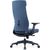 Эргономичное офисное кресло Up Up Ankara, черное, синяя ткань