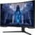 Samsung Curved Monitor LS32BG750NPXEN 32 ", VA, UHD, 3840 x 2160, 16:9, 1 ms, 350 cd/m², Black, HDMI ports quantity 2, 165 Hz