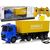 Import Leantoys Large R/C truck Mercedes Arocs Blue 1:20 Container 58 cm Long