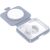 Wireless charger 2-in-1 Choetech T323, MagSafe & MFI (grey)