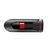 Sandisk Flash Drive Cruzer Glide 32 GB, USB 2.0, Black, Red