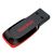 Sandisk Cruzer Blade 16 GB, USB 2.0, Black, Red