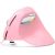 Wireless Vertical Mouse Delux M618Mini DB BT+2.4G 2400DPI (pink)