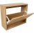 Shoe cabinet AALBORG 49x18xH41,5cm, oak