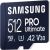 MEMORY MICRO SDXC 512GB/W/ADAPT. MB-MY512SA/WW SAMSUNG