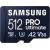 SAMSUNG 512GB PRO Ultimate microSDXC Card UHS-I U3 FHD 4K UHD