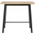 Bāra galds CHARA 117x58xH105cm, ozols/melns