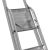 Krause Solidy Folding ladder silver