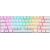 Wireless Mechanical keyboard Motospeed SK62 White (red switch)