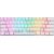 Wireless Mechanical keyboard Motospeed SK62 White (red switch)