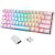 Wireless Mechanical keyboard Motospeed SK62 White (red switch)