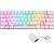 Wireless Mechanical keyboard Motospeed SK62 White (red switch)