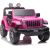 Lean Cars Pojazd na Akumulator Jeep Wrangler Rubicon DK-JWR555 Różowy