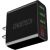 Wall Charger Choetech C0026, US plug, 3x USB-C with digital display 15W (black)