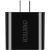 Wall Charger Choetech C0026, US plug, 3x USB-C with digital display 15W (black)