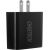 Wall Charger Choetech C0026, US plug, 3x USB-C with digital display 15W (black)