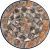Постамент для цветов MOSAIC D30xH35см