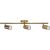 Activejet SPECTRA triple gold ceiling wall lamp strip spotlight GU10 for living room