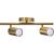 Activejet SPECTRA double gold ceiling wall lamp strip spotlight GU10 for living room