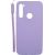 Evelatus Xiaomi Redmi Note 8 / Redmi Note 8 2021 Soft Touch Silicone Case with Strap Xiaomi Purple