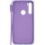 Evelatus Xiaomi Redmi Note 8 / Redmi Note 8 2021 Soft Touch Silicone Case with Strap Xiaomi Purple