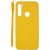 Evelatus Xiaomi Redmi Note 8 / Redmi Note 8 2021 Soft Touch Silicone Case with Strap Xiaomi Yellow