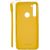 Evelatus Xiaomi Redmi Note 8 / Redmi Note 8 2021 Soft Touch Silicone Case with Strap Xiaomi Yellow