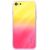 Evelatus iPhone 7/8/SE2020/SE2022 Water Ripple Full Color Electroplating Tempered Glass - Gradient Yellow-Pink