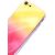 Evelatus iPhone 7/8/SE2020/SE2022 Water Ripple Full Color Electroplating Tempered Glass - Gradient Yellow-Pink