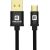 Evelatus Data cable Micro USB EDC02 dual side gold plated connectors  Black