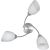 Activejet Classic chandelier pendant ceiling lamp BENITA nickel triple 3xE27 for living room